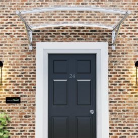 Arched Polycarbonate Door Canopy Type: D