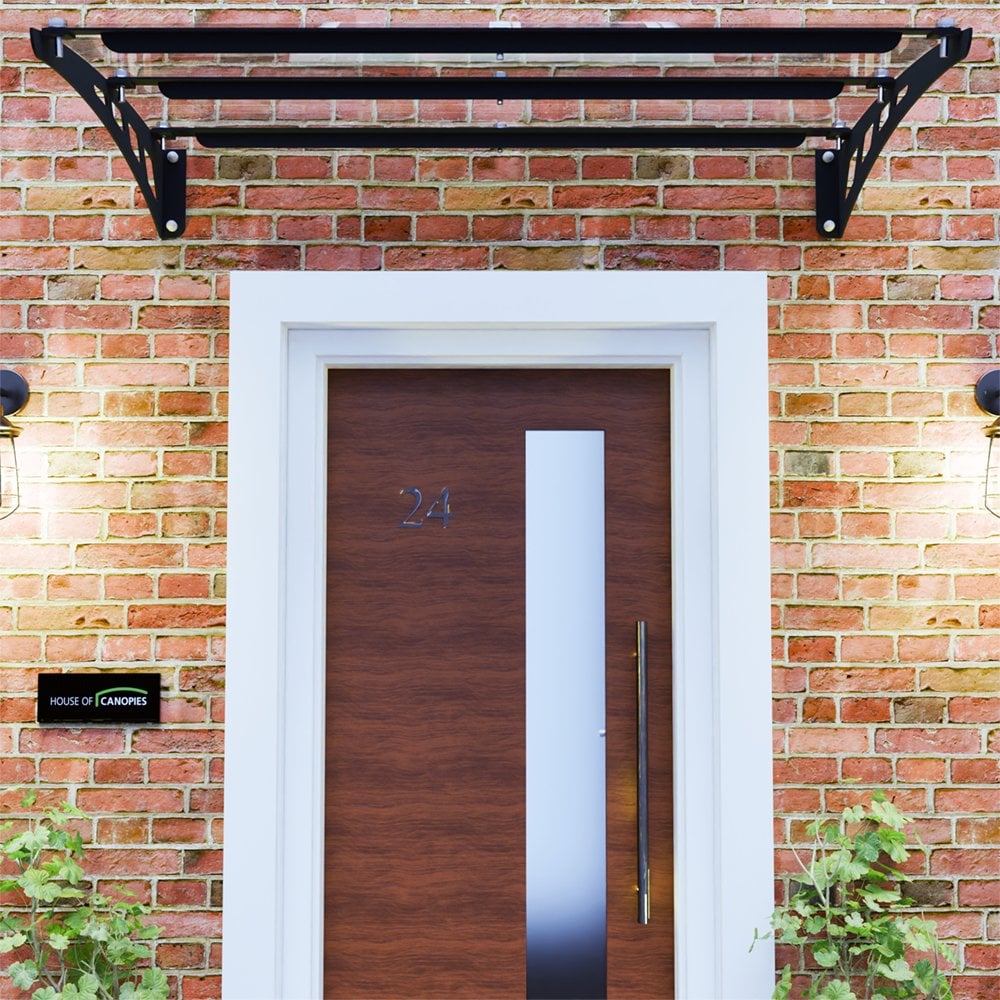 Forward Curved Polycarbonate Door Canopy TYPE: F