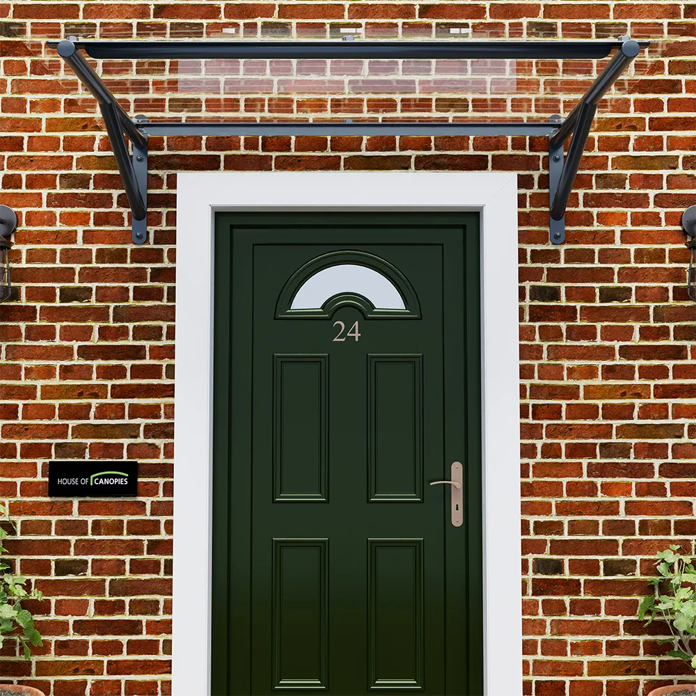 Flat Polycarbonate Door Canopy Type: E